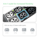 APC NetShelter 40-Outlets PDU - Switched - NEMA L6-30P