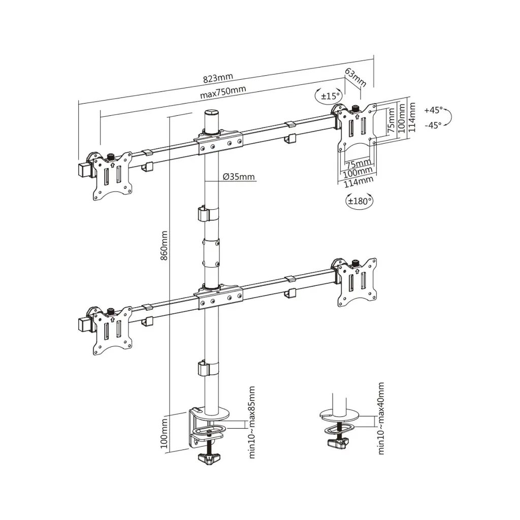 Y10N007-B1-ErgoReach-EP5-Premium-Quad-Screen-Monitor-Pole-Mount-C-Clamp-Grommet-13.webp