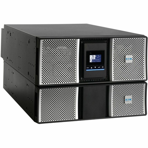 Eaton 9PX G2 11000VA 11000W 208/120V Online Double-Conversion UPS - Hardwired Input, 18x 5-20R and 3x L6-30R Outlets, Cybersecure Network Card, Maintenance Bypass, Extended Run, 7U Rack/Tower - 7U Rack/Tower - 3 Hour Recharge - 3.10 Minute Stand-by - 230 V AC Input - 200 V AC, 208 V AC, 220 V AC, 230 V AC, 240 V AC, 100 V AC, 110 V AC, 120 V AC Output - 18 x NEMA 5-20R, 3 x NEMA L6-30R - Sine Wave, Pure Sine Wave - Serial Port - USB - LCD Display