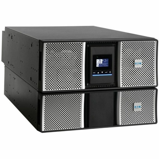Eaton 9PX G2 11000VA 11000W 208/120V Online Double-Conversion UPS - Hardwired Input, 8x 5-20R, 4x L6-30R, 2x L14-30R or Hardwired Output, Cybersecure Network Card, Bypass, Extended Run, 7U Rack/Tower - 7U Rack/Tower - 3 Hour Recharge - 3.10 Minute Stand-by - 230 V AC Input - 100 V AC, 110 V AC, 120 V AC, 200 V AC, 208 V AC, 220 V AC, 230 V AC, 240 V AC Output - 8 x NEMA 5-20R, 4 x NEMA L6-30R, 2 x NEMA L14-30R - Pure Sine Wave - Serial Port - USB - LCD Display